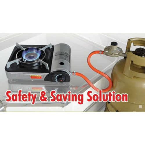 Газовая плитка NAMILUX NA-3315PF (161 PF/2W) с переходником под большой баллон