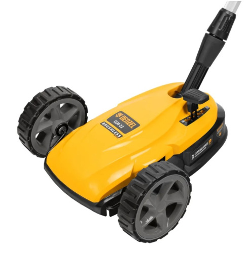 Портативная аккумуляторная газонокосилка Denzel CLM-22