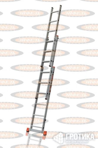 Трехсекционная лестница Эйфель  3 х 9 ступеней
