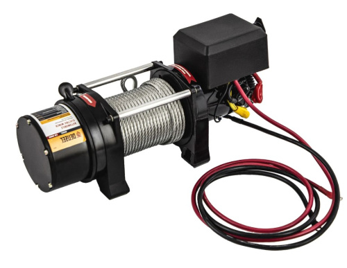 Автомобильная электрическая лебедка 2.2 т, 3,3 кВт DENZEL LB-2000