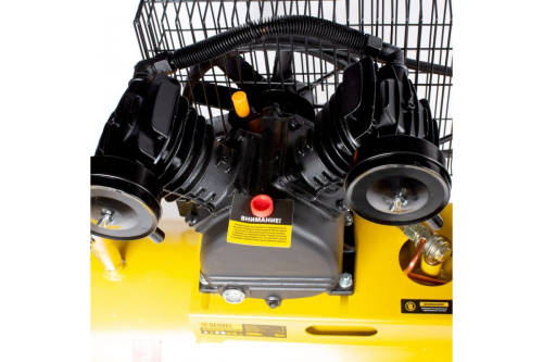 Компрессор воздушный DENZEL BCV2300/100, 2.3 кВт, ременный привод, 100 литров, 440 л/мин