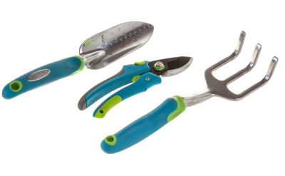 Набор инструмента с секатором из цельнолитого алюминия PALISAD LUXE 62901