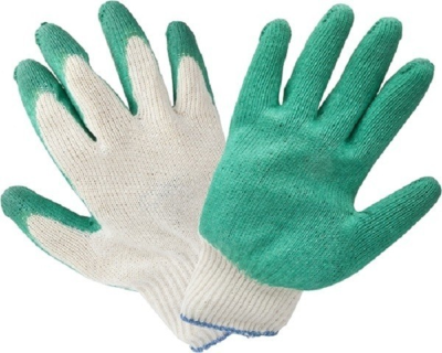 Перчатки 1й латексный облив 13кл арт.0990