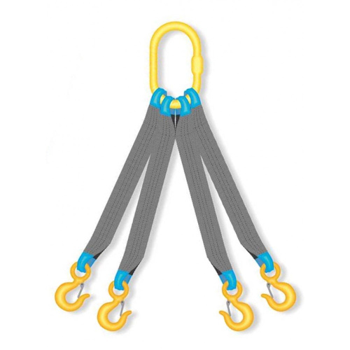 Строп четырехветвевой текстильный 4СТ 2т/3м. (6:1)