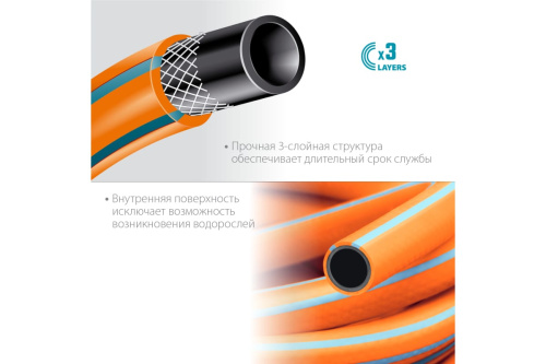 Поливочный шланг Grinda PROLine FLEX 3 3/4", 50 м, 20 атм