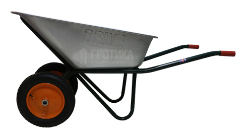 Тачка строительная двухколесная Drive 700 P усиленная