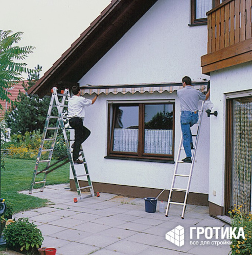 Трехсекционная лестница Krause Tribilo 3 х 8 ступеней