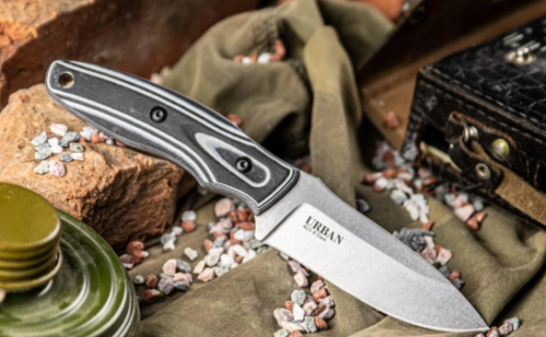 Нож Городской AUS-8 TW G10-BGH KS (ТакВош, G10 Черно-зеленая ручка, Kydex Sheath) Кизляр Экстрим