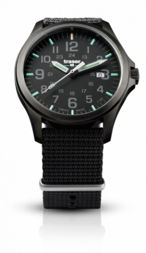 Часы Traser  P67 OFFICER PRO GUNMETAL черный-текстиль(часы Трасер Офицер Про"Ган Металл"черный)