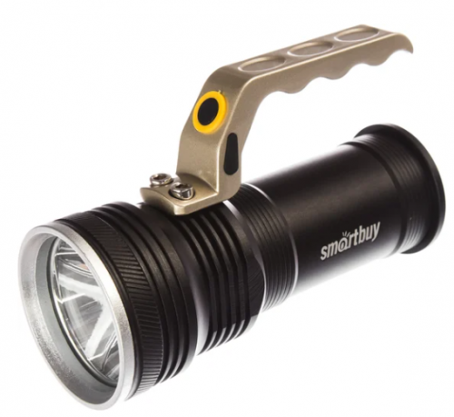 Фонарь-прожектор Облик Смартбай SBF-30-H(акк.2х18650 1,2Ah) св/д CREE 100W (300м) анод.алюм.авто з/у