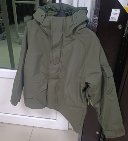 Кофта с подстежкой р/р XL (хаки)