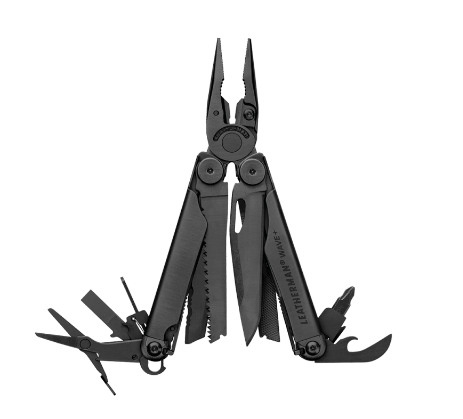 Мультитул LEATHERMAN WAVE PLUS BLACK 832526 черный