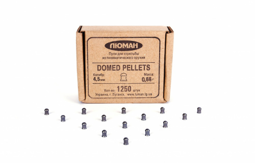 Пуля пневм. "Domed pellets", 4.5 мм.0.68 гр. (1250 шт.)