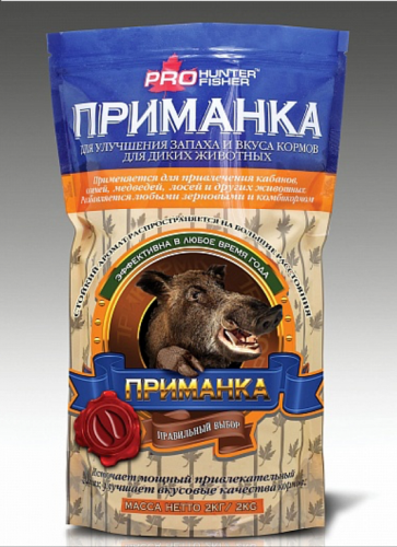 Приманка для животных в ассортименте, 2 кг