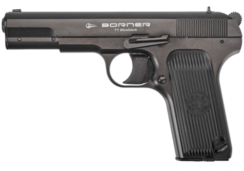 Пистолет пневм. BORNER TT Blowback, кал. 4,5 мм /BBs