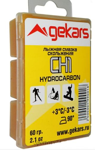 Смазка для лыж СН1, 60 гр. (+3...-3 С желтая) (ГЕКАРС)