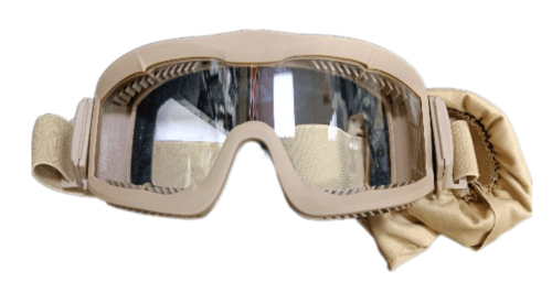 Очки песок тактич.с прозрачными линзами