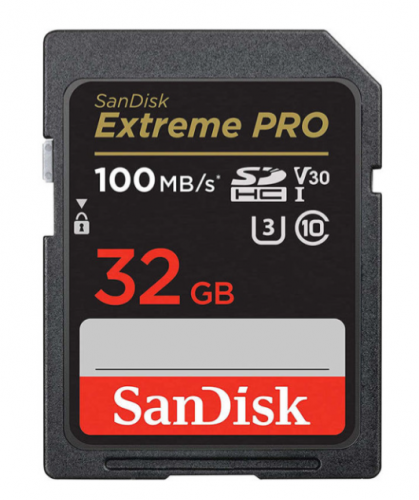 Карта памяти SDXC SanDisk 32 GB Extreme Pro UHS-I 
