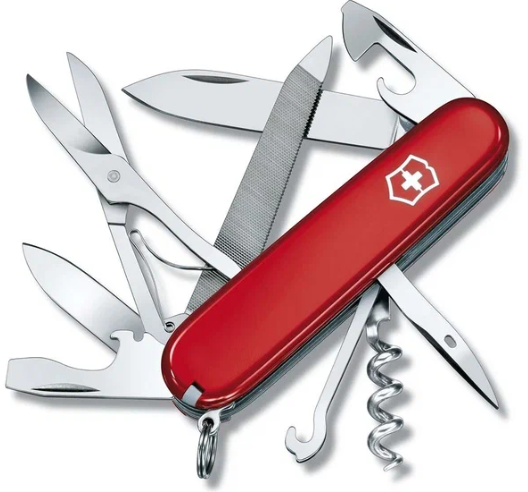 Нож Victorinox Mountaineer, 91 мм, 18 функций, красный*
