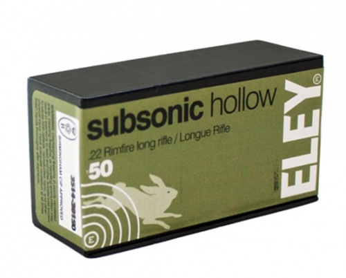 Патрон 22 LR (SUBSONIC HOLLOW (ELEY)) 05400