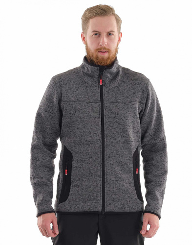 Толстовка Фьорд (вязанка, серый) р. 60-62, 182-188