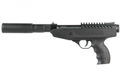 Пистолет пневматический черный STRIKE S02 кал.4.5mm не более 3,0Дж