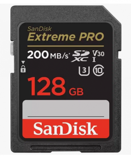 Карта памяти SDXC SanDisk 128 GB Extreme Pro UHS-I 