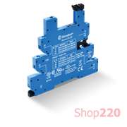 Розетка; MasterPLUS; 230-240В AC; LED; шунт; OUT защита; зажим.; реле 34.51, 34.81; DIN-рейка; 6.2мм Розетка; MasterPLUS; 230-240В AC; LED; шунт; OUT защита; зажим.; реле 34.51, 34.81; DIN-рейка; 6.2мм