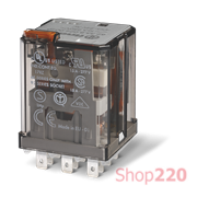 Реле; 3CO; 16A; 230В AC; AgCdO; силовое; блок.кн.тест+мех.индикатор+LED; розетка S92/Faston187; RT I Реле; 3CO; 16A; 230В AC; AgCdO; силовое; блок.кн.тест+мех.индикатор+LED; розетка S92/Faston187; RT I