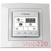 Терморегулятор для инфракрасных панелей terneo pro, белый Терморегулятор для инфракрасных панелей terneo pro, белый