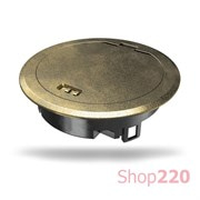 Лючок в пол для розеток, латунь, GES R2 Obo Bettermann Лючок в пол для розеток, латунь, GES R2 Obo Bettermann