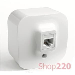 РОЗЕТКА КОМПЬЮТЕРНАЯ RJ45, БЕЛЫЙ, 782224 LEGRAND QUTEO