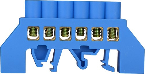 Шина на нулевая на 6 отверстий, в изолированном корпусе, ВС – 3В - фото 161895