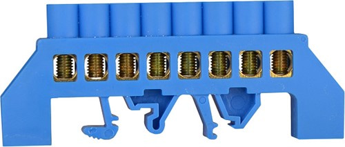 Шина на нулевая на 8 отверстий, в изолированном корпусе, ВС–3В - фото 161899