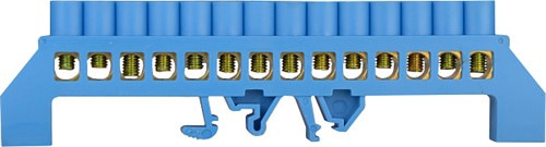 Шина на нулевая на 14 отверстий, в изолированном корпусе, ВС–3В - фото 161908