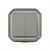Переключатель/кнопка 2-клавишный накладной, серый, Plexo - фото 150341 Переключатель/кнопка 2-клавишный накладной, серый, Plexo - фото 150341