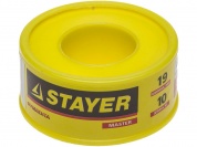 STAYER 0.075 мм х 19 мм х 10 м, 0.40 г/см3, ФУМ лента (12360-19-040)