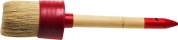 STAYER UNIVERSAL, 70 мм, пластмассовый корпус, светлая натуральная щетина, деревянная ручка, все виды ЛКМ, круглая кисть (0141-70)