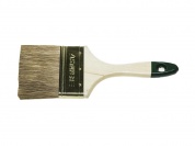 STAYER LASUR, 100 мм, 4″, смешанная щетина, деревянная ручка, для высокотекучих ЛКМ, плоская кисть (01031-100)