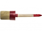 STAYER UNIVERSAL, 55 мм, пластмассовый корпус, светлая натуральная щетина, деревянная ручка, все виды ЛКМ, круглая кисть (0141-55)