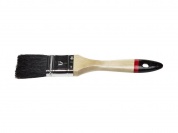 STAYER UNIVERSAL-EURO, 38 мм, 1.5″, чёрная натуральная щетина, деревянная ручка, все виды ЛКМ, плоская кисть (01022-038)