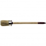 ЗУБР УНИВЕРСАЛ 30 мм, светлая натуральная щетина, деревянная ручка, Круглая кисть, МАСТЕР (01501-30)