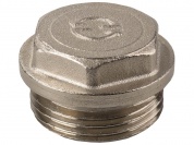 GENERAL FITTINGS 1/2″, с прижимной шайбой, латунь, заглушка (51100-1/2)