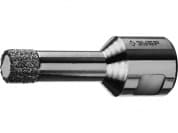 ЗУБР АВК, d 12 мм, (М14, 15 мм кромка), вакуумная алмазная коронка, Профессионал (29865-12-M14)