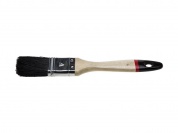 STAYER UNIVERSAL-EURO, 25 мм, 1″, чёрная натуральная щетина, деревянная ручка, все виды ЛКМ, плоская кисть (01022-025)