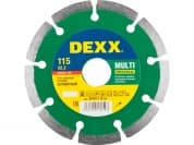 DEXX Multi Universal, 115 мм, (22.2 мм, 7 х 1.8 мм), сегментный алмазный диск (36701-115)