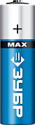 ЗУБР TURBO-MAX, АА х 4, 1.5 В, алкалиновая батарейка (59206-4C)