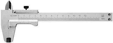 Купить тип 1, 125 мм, металлический штангенциркуль (3445-125) в интернет-магазине zubr-vrn в Воронеже