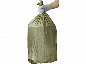 STAYER HEAVY DUTY, 95 х 55 см, 70 л (40 кг), 10 шт, зеленые, плетеные, хозяйственные, строительные мусорные мешки (39158-95)