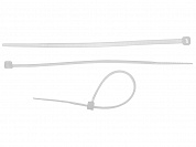 ЗУБР КС-Б2, 2.5 x 200 мм, нейлон РА66, 50 шт, белые, кабельные стяжки, Профессионал (4-309017-25-200)